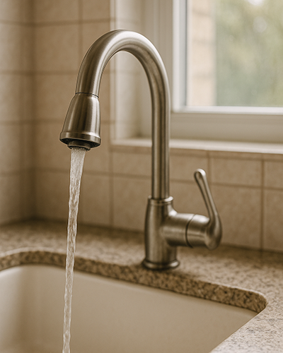 Tap Water from Kitchen Faucet